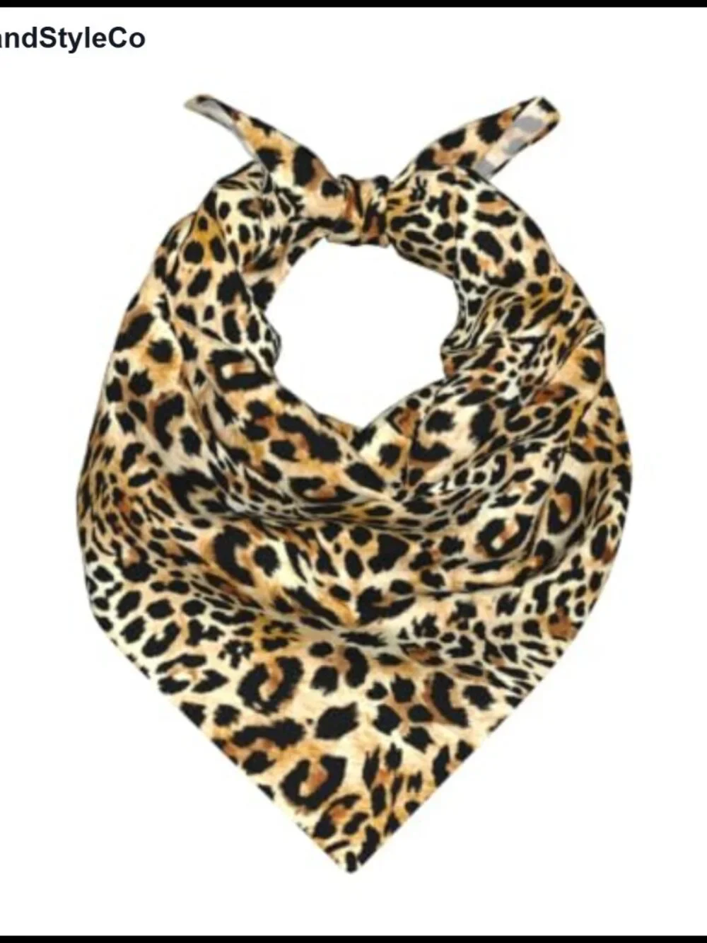 Satin Square Scarf Printed Head Scarf Multi-Purpose Bandana 22x22